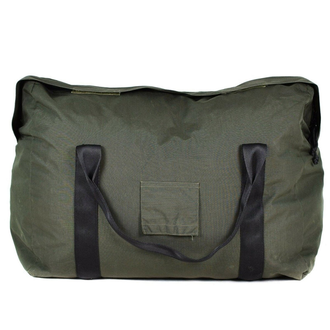 Original olivgrüner Schlafsack der niederländischen Armee. Tragetasche, Seesack