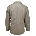 Echter Parka der niederländischen Armee mit Futter, Offiziersmantel, Jacke, Khaki, geknöpfte Taschen