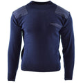 Original niederländische Armee Pullover blau Pullover Militär Pullover Rundhals Offizier