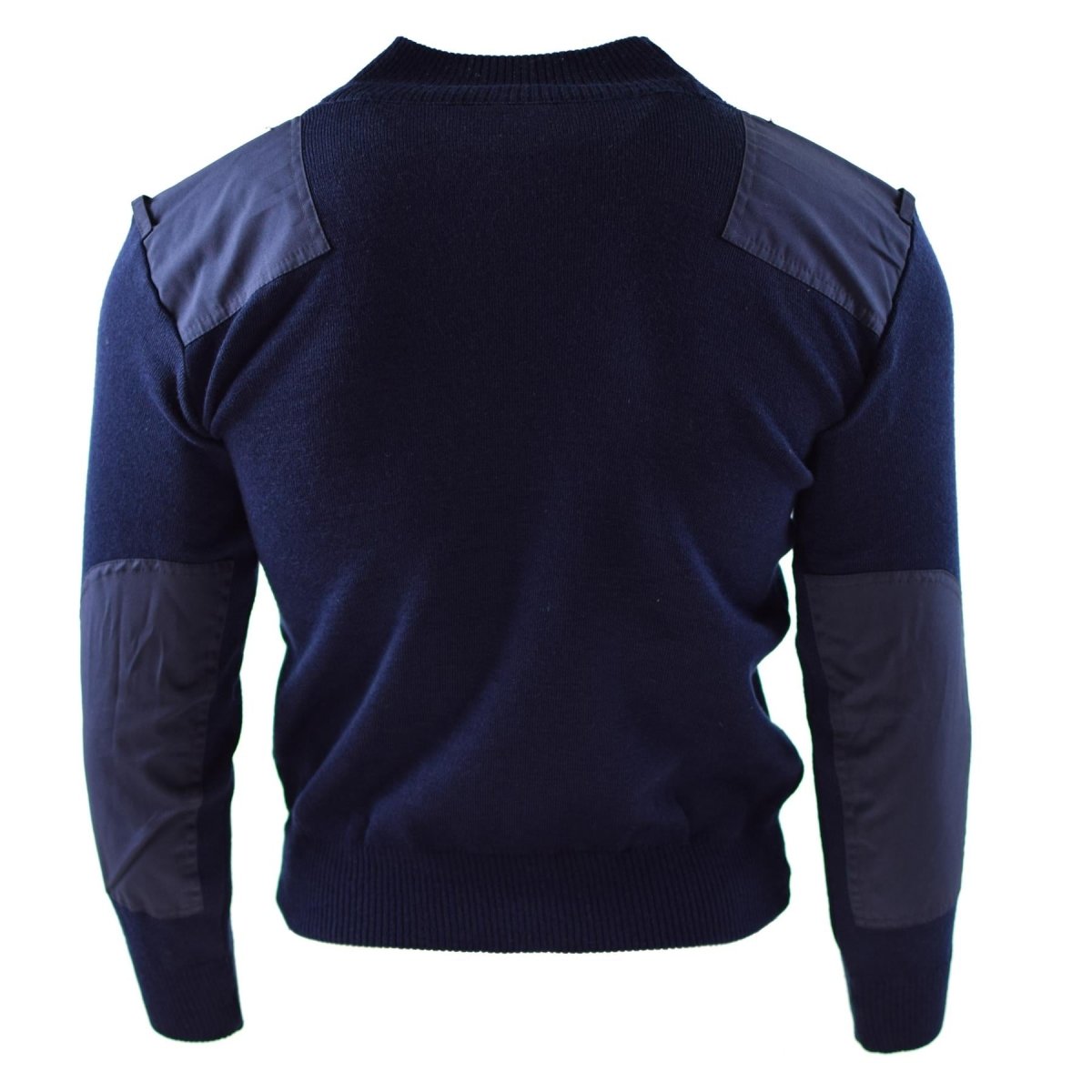 Original niederländische Armee Pullover blau Pullover Militär Pullover Rundhals Offizier