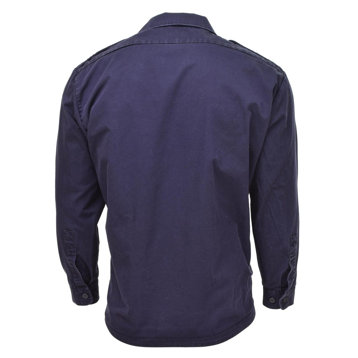 Echte holländische Armeehemden, Langarmuniformjacke, marineblau, Militärüberschuss