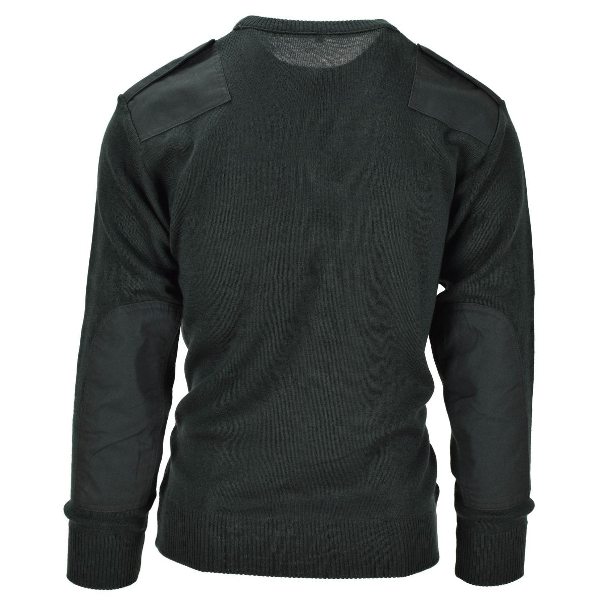 Echter holländischer Pullover Armeepullover Kommandopullover Dunkelgrün V-Ausschnitt Herren NEU 
