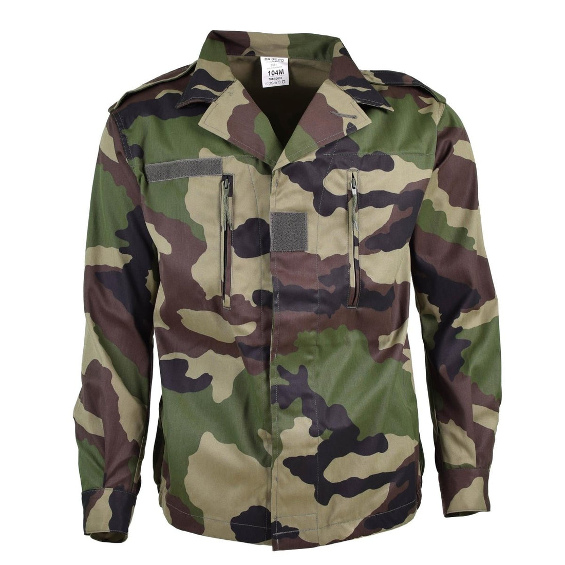 Original französische Armee F2 Kampfjacke Fatigue CE Camouflage Militärausgabe Überschuss NEU