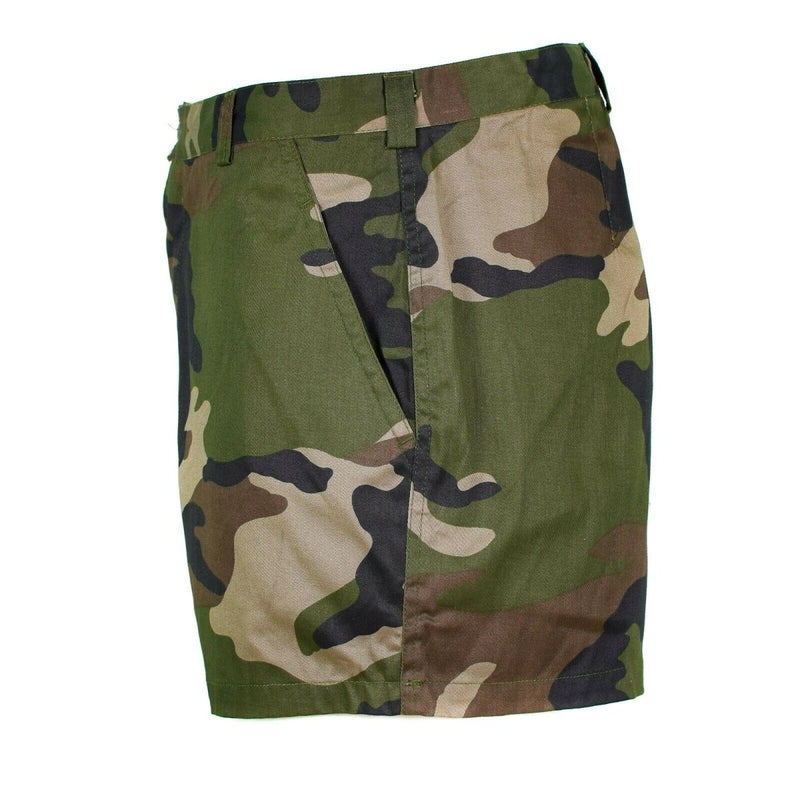 Original französische Armee-Shorts F1 CCE Camouflage Kampffeld Bermuda BDU NEU