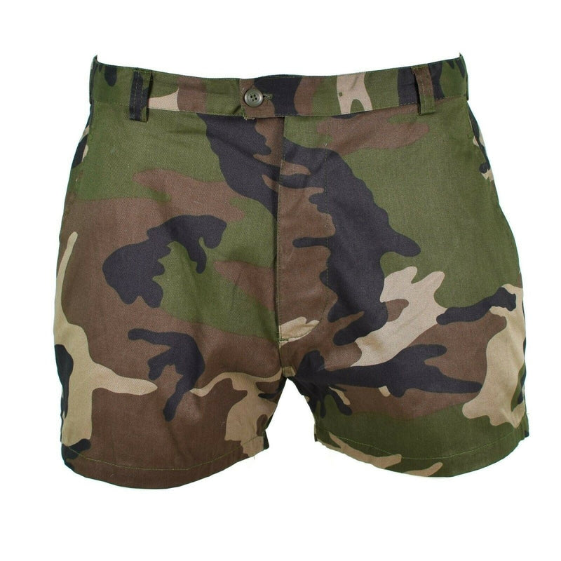 Original französische Armee-Shorts F1 CCE Camouflage Kampffeld Bermuda BDU NEU