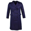 Echter französischer Militärmantel, Armee-Trenchcoat, dunkelblau, Damenjacke, NEU
