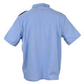 Original französische Militärpolizei, kurzärmeliges Hemd „Gendarme“ aus blauer Baumwolle, NEU