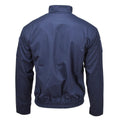 Echte französische Militärpolizei-Sportjacke, Sporthemd mit Gummizug in der Taille, blau