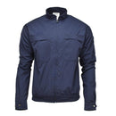 Dark blue French Military Police sports jacket with elastic waist and chest pockets for active duty use.