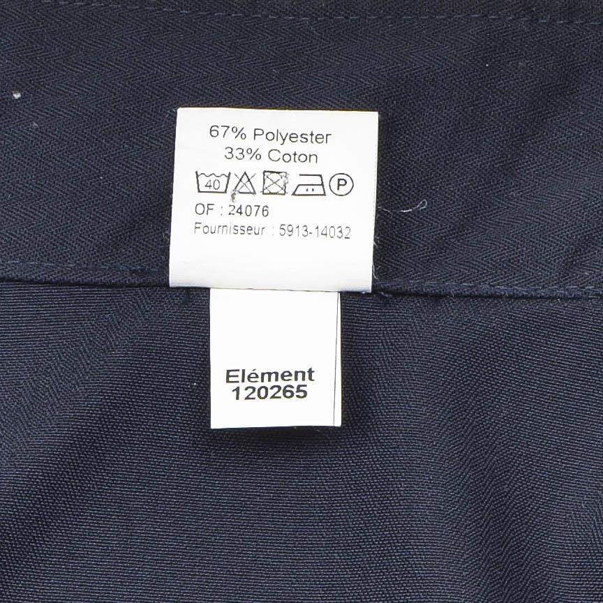 Echte französische Militärpolizei-Uniformjacke, blaue MP-Hemden aus massivem Ripstop, NEU