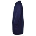 Echter französischer Militär-Regenmantel der Army Air Force, Trenchcoat, blau, wasserdicht