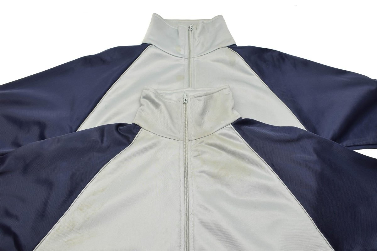 Echtes französisches Militärschul-Sweatshirt, Sportjacke, Laufen, Wandern, graublau
