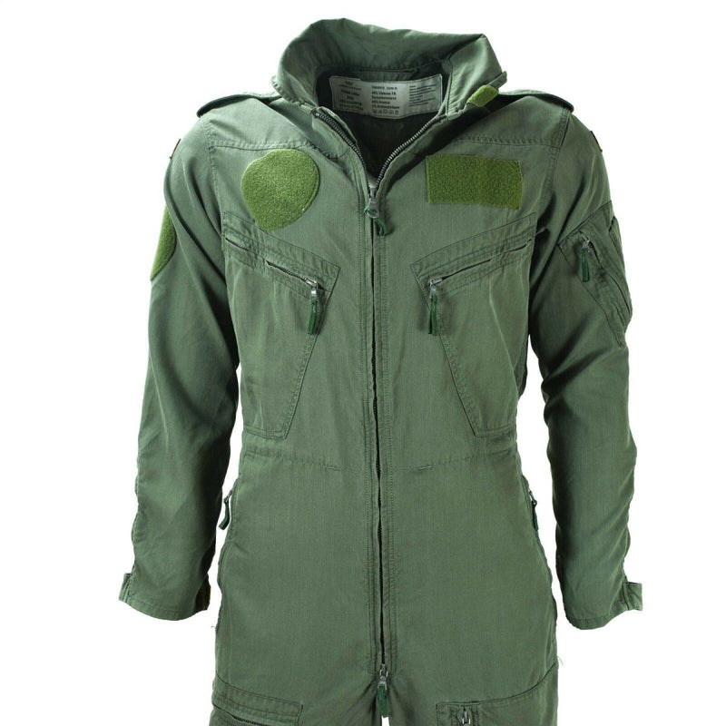 Genuine German army aramid fiber flight suit coverall pilot overall Green - GoMilitar