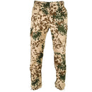 Genuine German army desert tropical camouflage pants with cargo pockets and adjustable bottoms for outdoor use