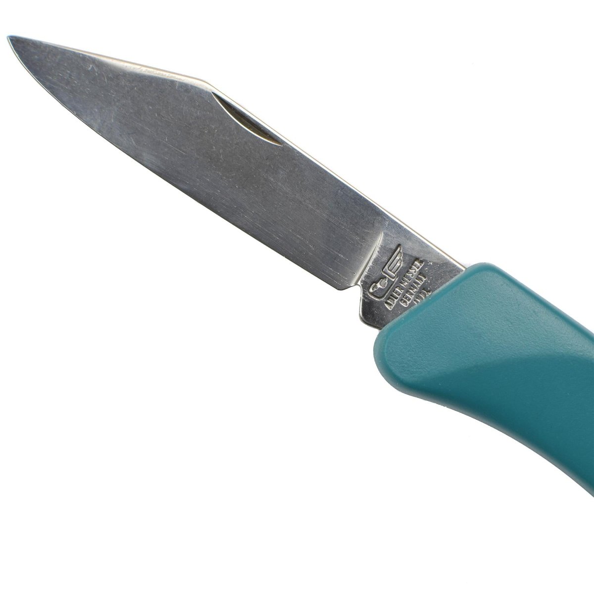 Echtes faltbares Taschenmesser der Bundeswehr mit Clip-Point-Klinge aus rostfreiem Stahl. NEU