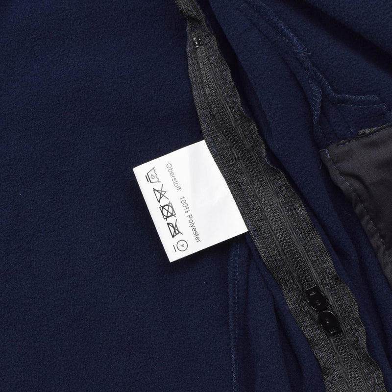 Original deutsche Armee Polizei blaue Fleecejacke warmer Pullover kaltes Wetter NEU