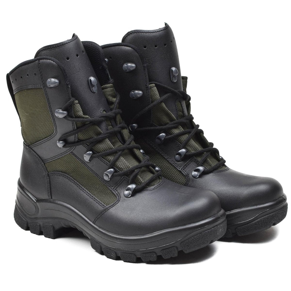 Original deutsche Militär Kampfstiefel Leder Textil taktische Feldschuhe NEU