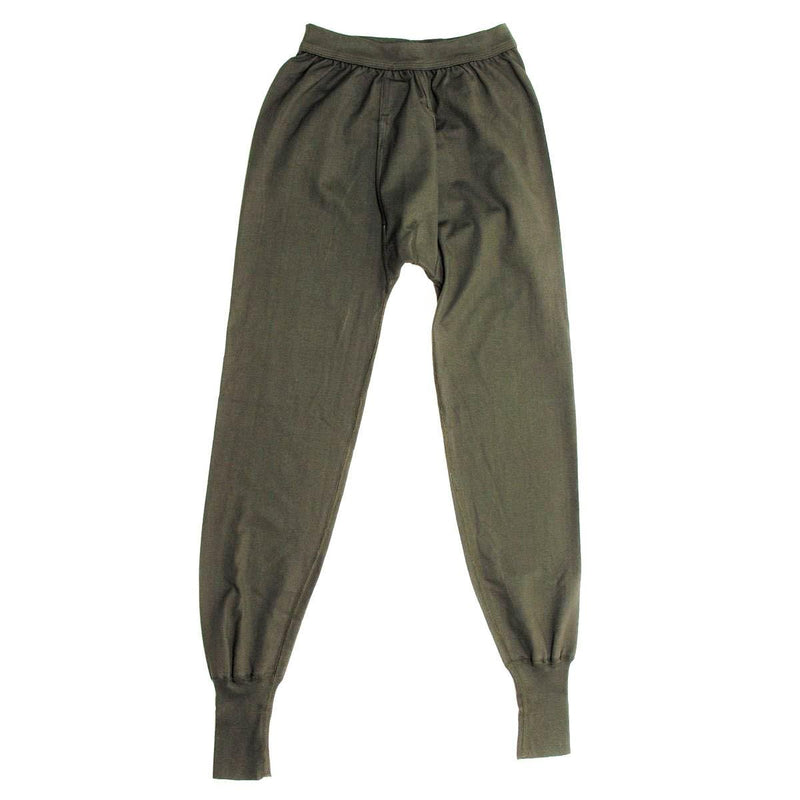 Original Bundeswehr Thermo Unterhose Winter Baumwolle Unterhose oliv Überschuss NEU