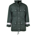 Echte deutsche Polizeijacke GoreTex grün wasserdicht BGS Parka Grenzschutz