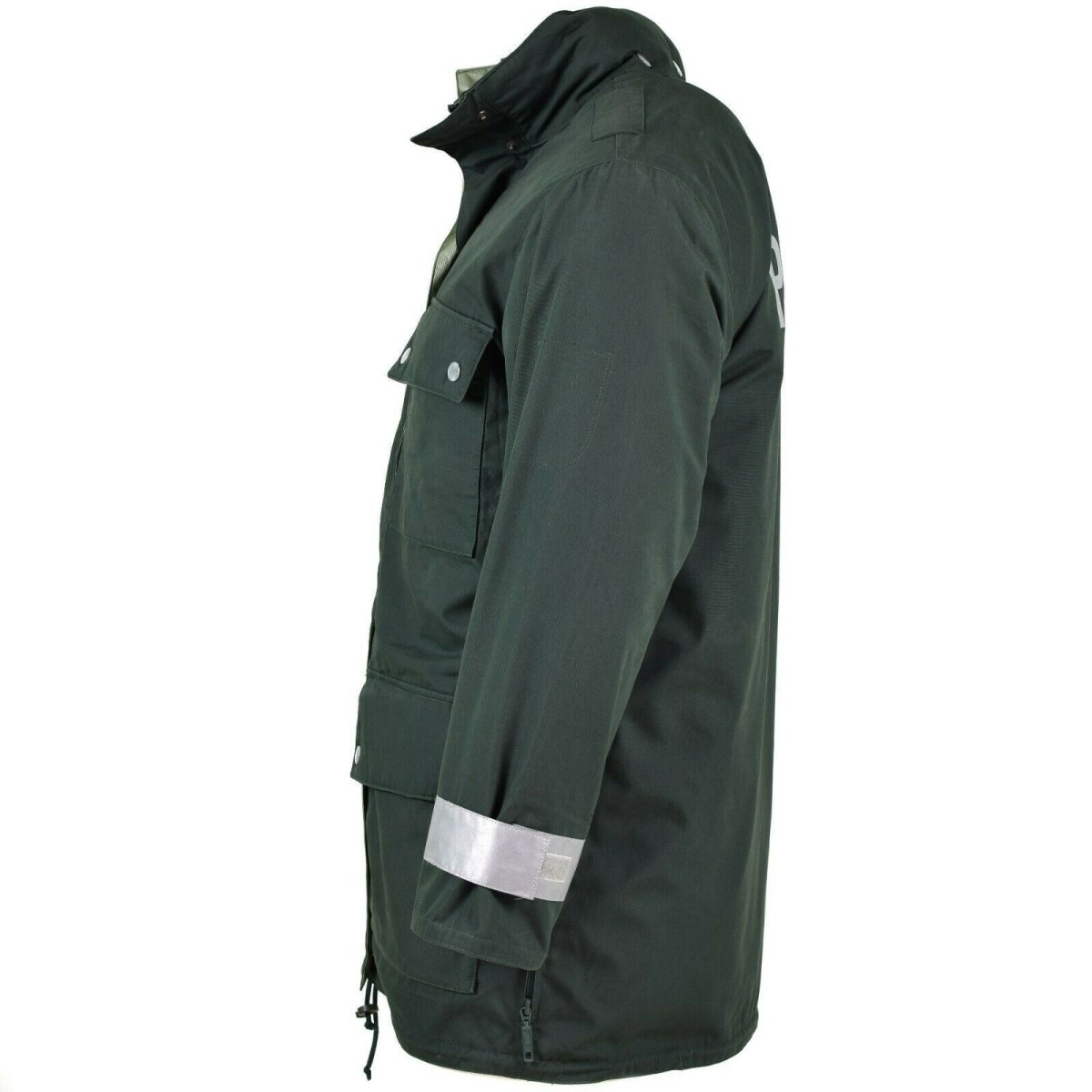 Echte deutsche Polizeijacke GoreTex grün wasserdicht BGS Parka Grenzschutz
