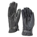Echte deutsche Polizei Lederhandschuhe Patrouille grau gefüttert Wolle 100 % winterwarm NEU