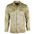 Echtes griechisches Armeehemd, Fatigue, Restposten, Chino, Khaki, Militärjacke, NEU