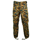 Genuine Guinee Bissau army RipStop digital savana camo pants with adjustable cuffs and reinforced knees for durability.
