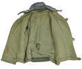 Echte ungarische Armee Steppjacke M65 Pelzkragen Warmer Winterparka NEU