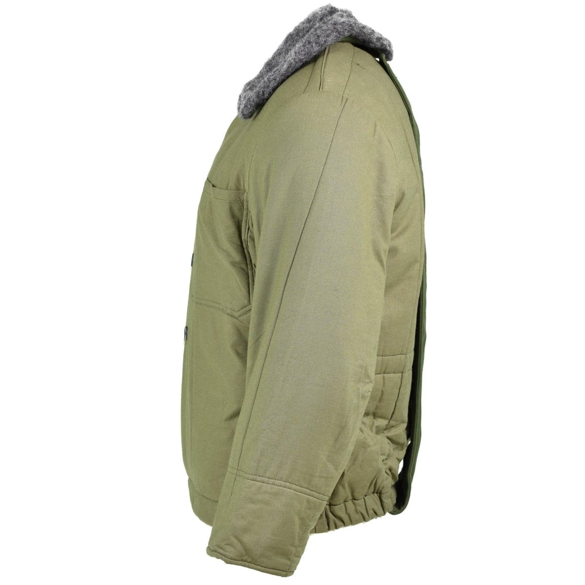 Echte ungarische Armee Steppjacke M65 Pelzkragen Warmer Winterparka NEU