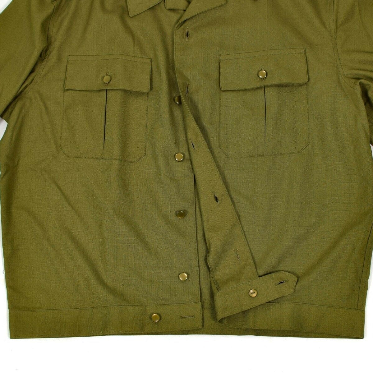 Echtes ungarisches Armeehemd Khaki Offizier Militär Langarm NEU 