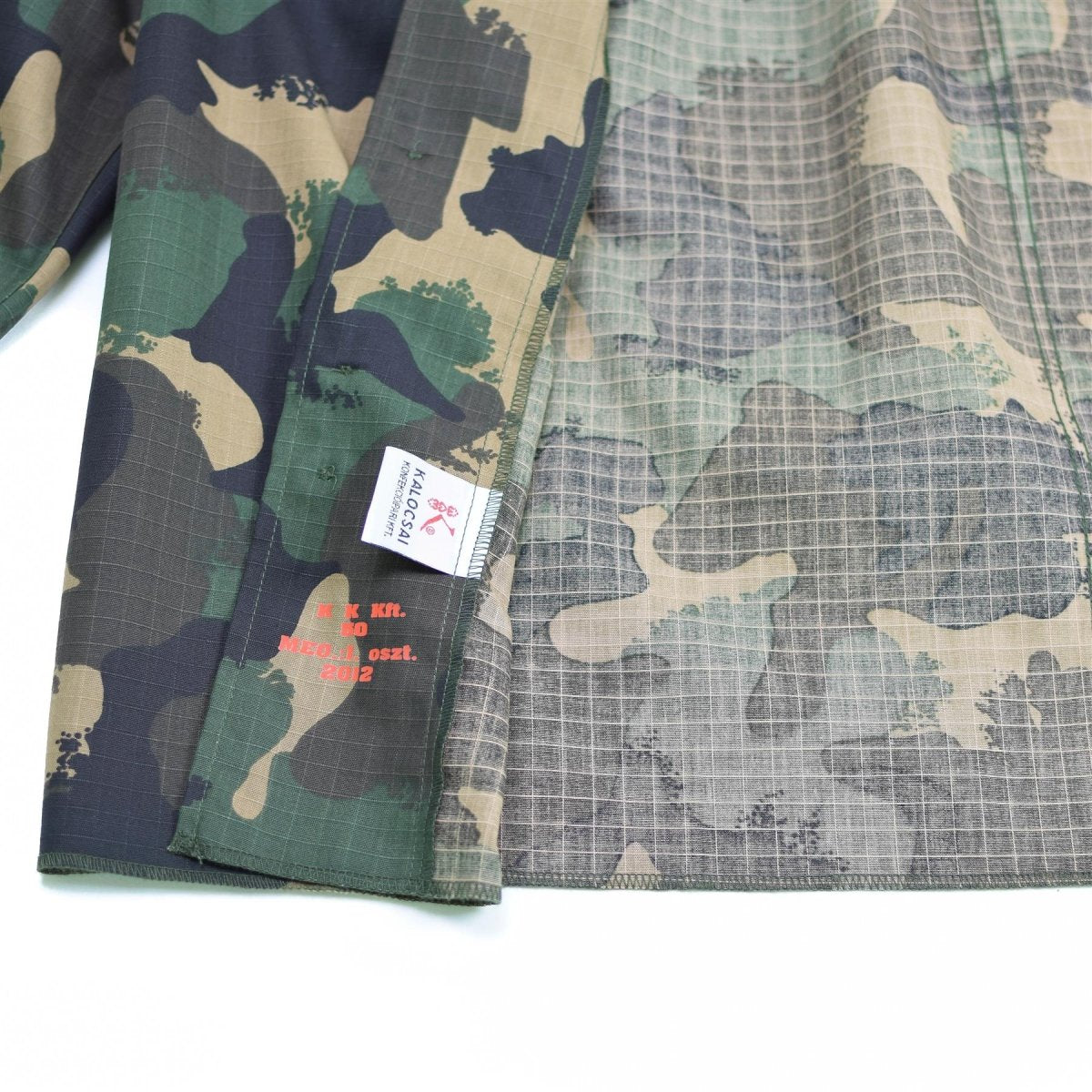 Echtes ungarisches Armeehemd M90 4-farbiges Camouflage Langarm Militär NEU