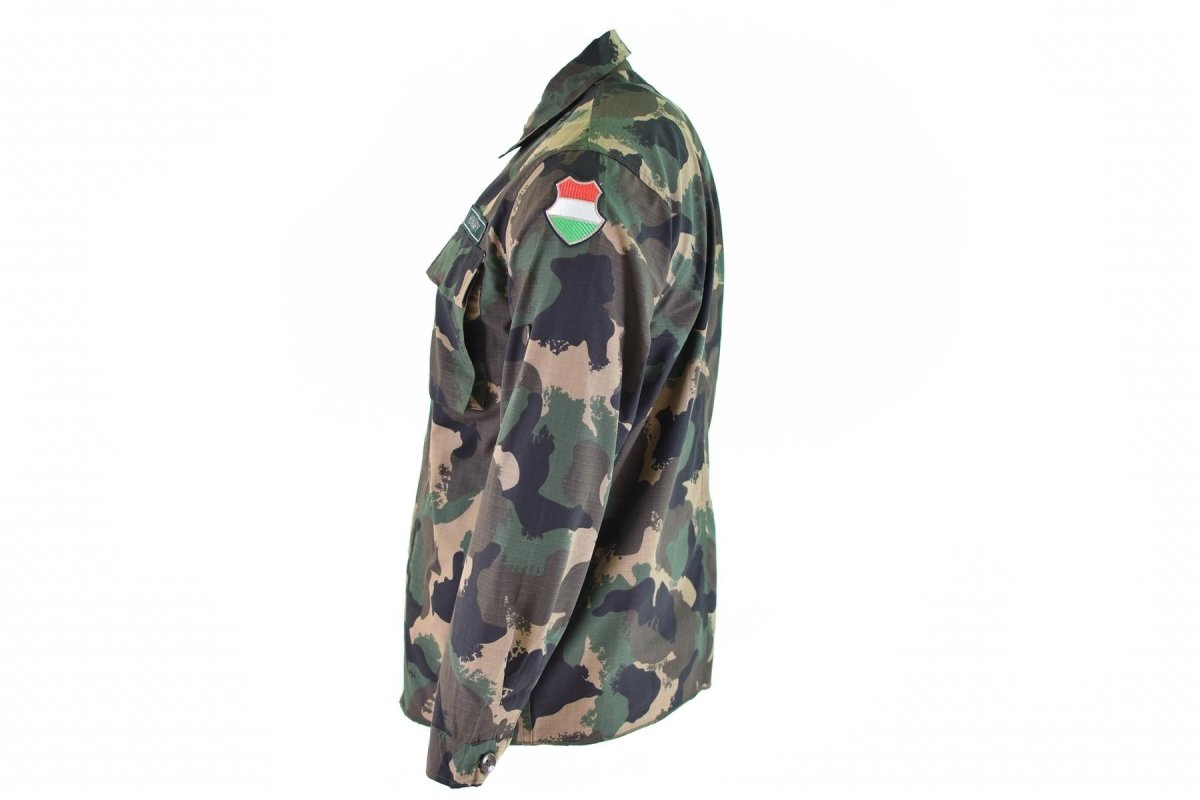 Echtes ungarisches Armeehemd M90 4-farbiges Camouflage Langarm Militär NEU