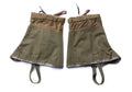 Echte italienische Armee Gamaschen Canvas OD Olive Wandern Militär Überschuss M70 Kampf
