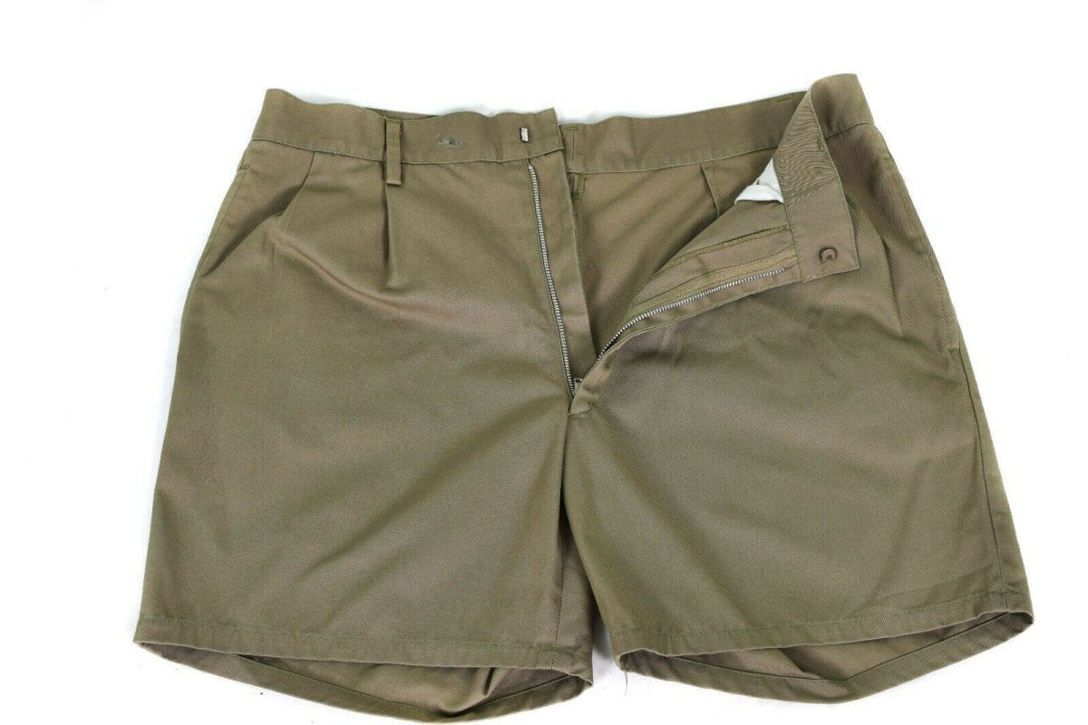 Echte italienische Armee-Shorts Khaki Chino Militär Kampffeld Bermuda BDU