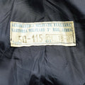 Echter Wollmantel der italienischen Armee, blauer Militäroffizier, langer Mantel der Luftwaffe