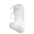 Echte italienische Militär-Schneestiefel mit wärmendem Obermaterial, Schnürsenkel, weiß, NEU