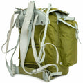 Echter norwegischer Militär-Rucksack mit Rahmen, Armee-Canvas-Leder-Rucksack