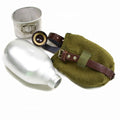 Echte rumänische Armee Feldflasche Tasse Filzbezug Vintage Retro Wasserflasche wie neu