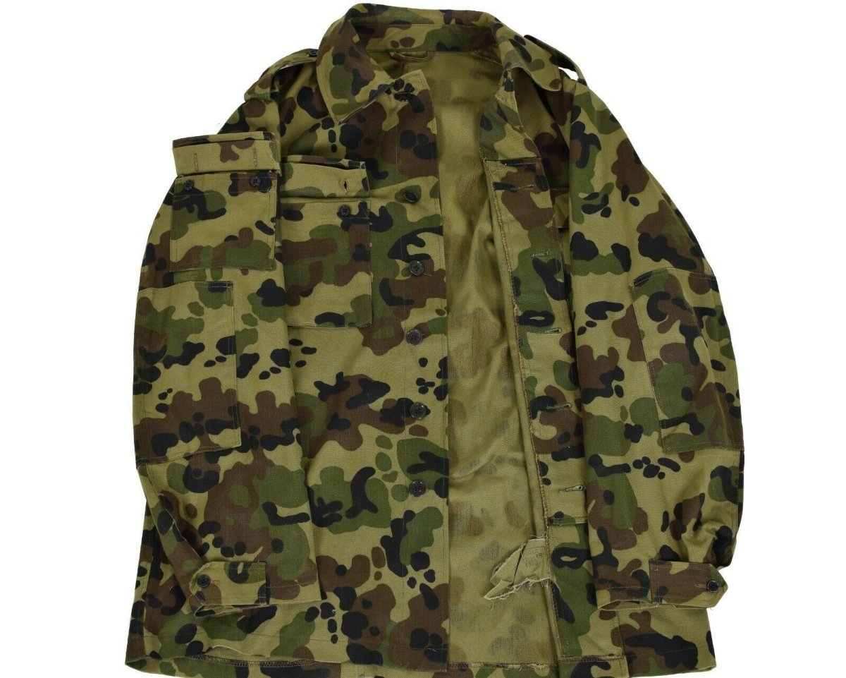 Echte rumänische Armee Feldjacke Militär BDU M93 Camo Leaf Militär Kampf