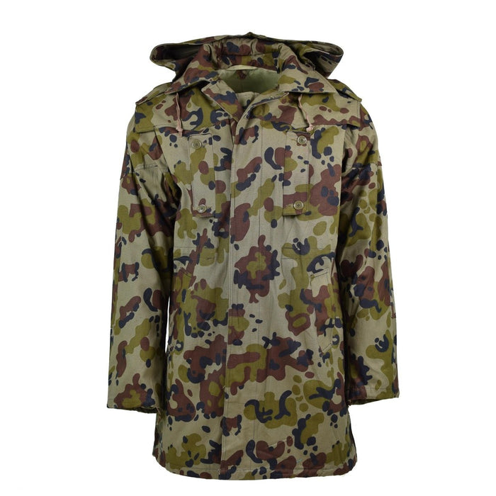 Echter rumänischer Armee-Parka M93 Kampftarnblatt BDU-Jacke Militär NEU – GoMilitar