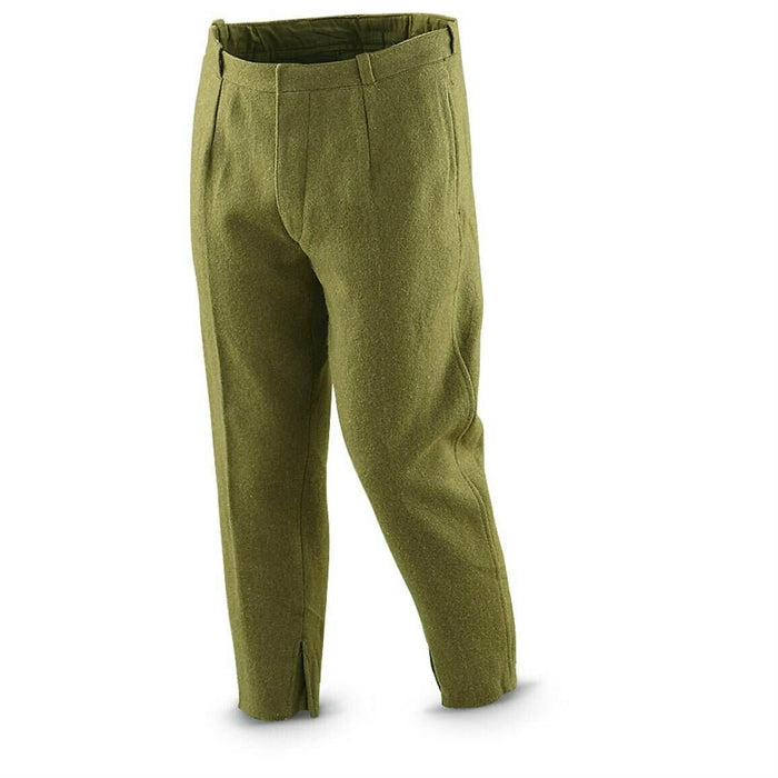 Echte Feldhose aus Wolle der rumänischen Armee, Kampfhose Khaki OD Green Rumänien - GoMilitar