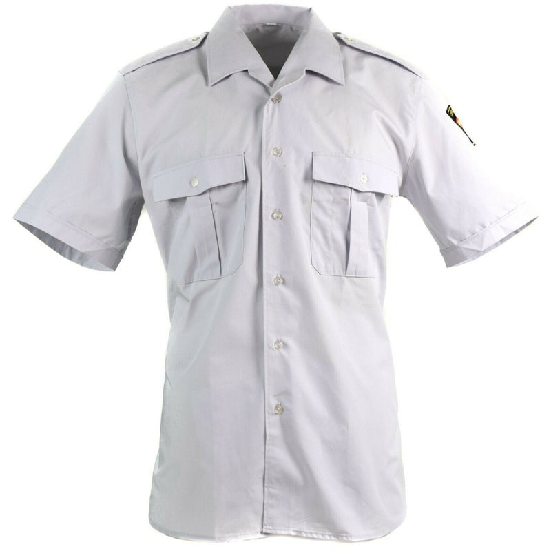 Genuine Spanish Police shirt grey military short sleeves shirts NEW - GoMilitar