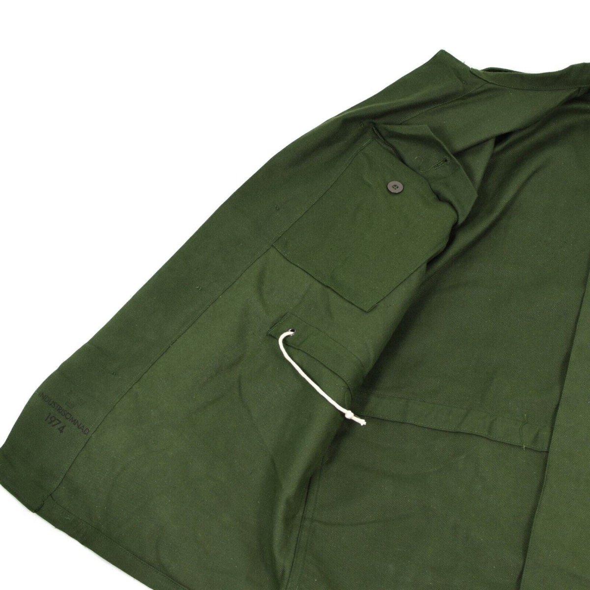 Echte grüne taktische Kampfjacke der schwedischen Armee, schwedische Militärausgabe, Überschuss