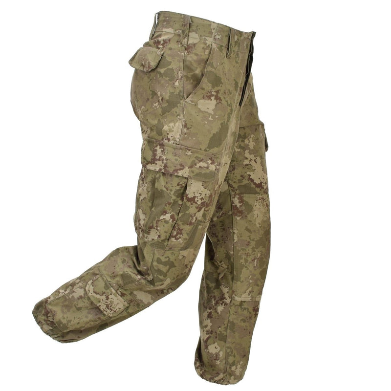Echte türkische Militärs AG18 Feldhosen Ripstop Elasticated Knöchel M2021 Camo