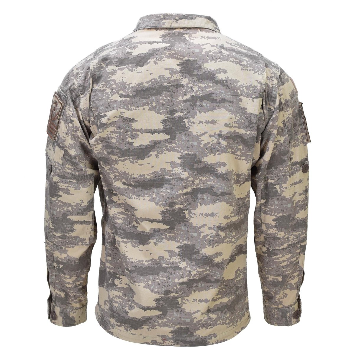 Echte türkische Originaluniformjacke Ripstop verstärkte Ellbogen M2021 Camo