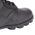 Echte US Army Jungle schwarze Leder Panama Stiefel Kampf Militärschuhe NEU