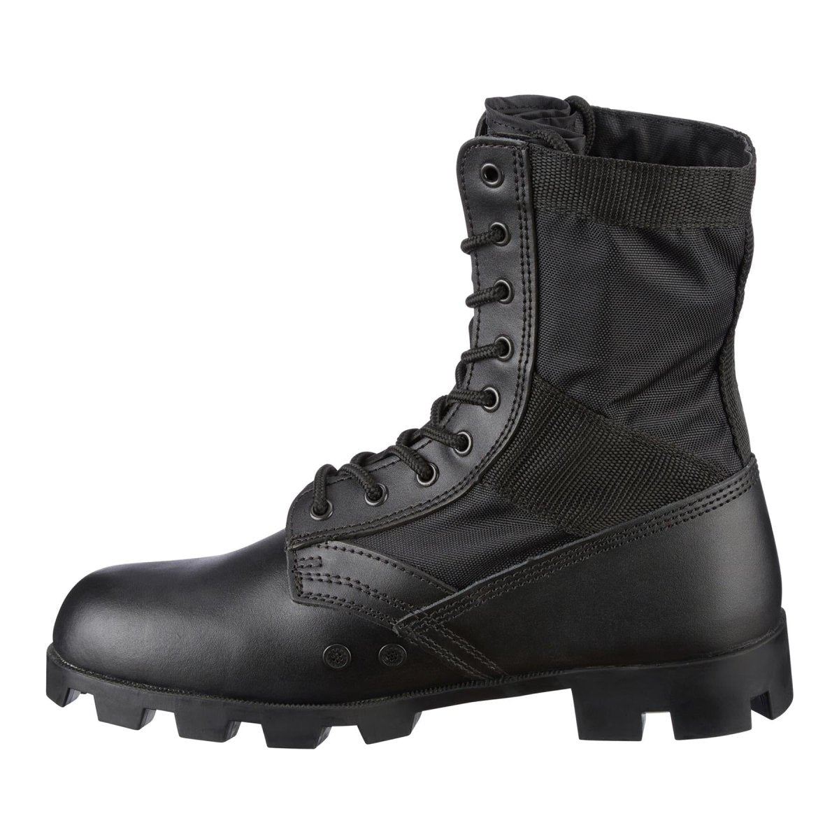 Echte US Army Jungle schwarze Leder Panama Stiefel Kampf Militärschuhe NEU