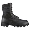 Echte US Army Jungle schwarze Leder Panama Stiefel Kampf Militärschuhe NEU