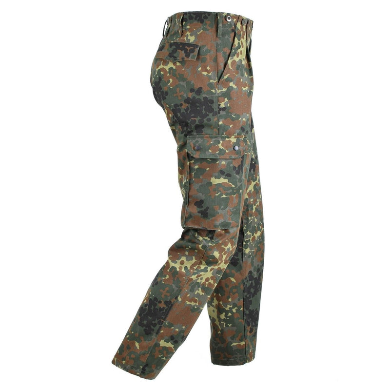 German Military style field cargo pants flecktarn camo combat army ACU trousers - GoMilitar