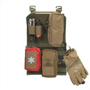 Helikon Tex Rucksackeinsatz Panel Organizer MOLLE Hakenschlaufe Schattengrau